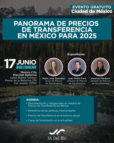 Transfer Pricing outlook in México for 2025 CDMX