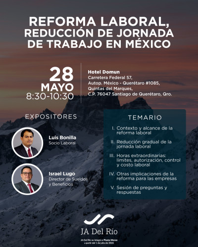 Breakfast Seminar in Querétaro: Labor Reform and the Reduction of the Workweek in Mexico