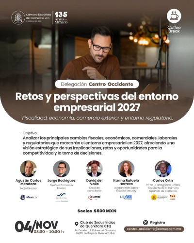 CAMESCOM: Retos y perspectivas del entorno empresarial 2027